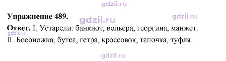 Скан решения номера 489