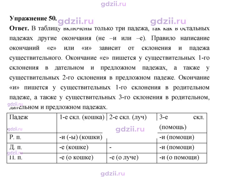Скан решения номера 50