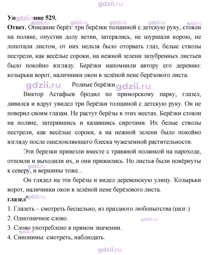 Скан решения номера 529