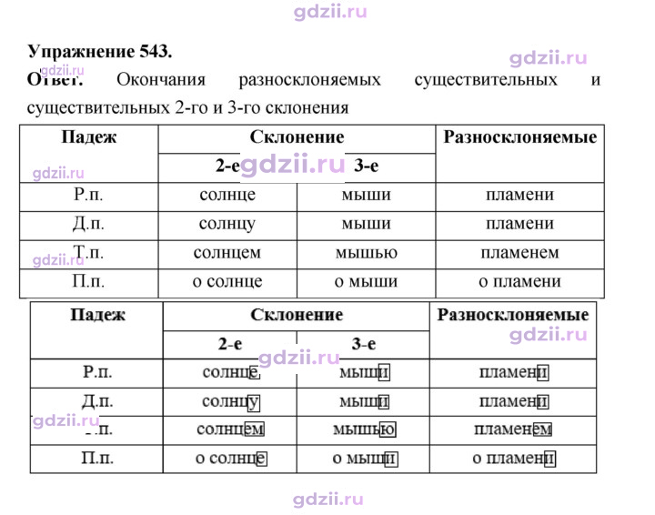 Скан решения номера 543