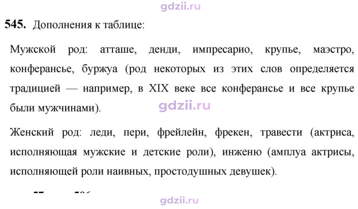 Скан решения номера 545