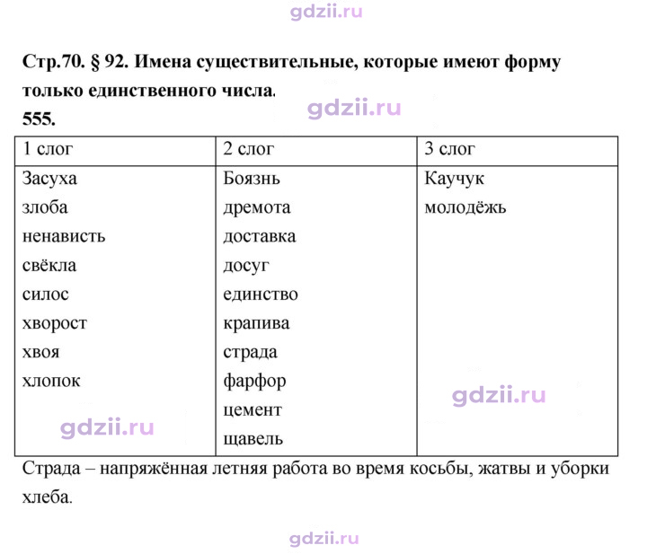 Скан решения номера 555