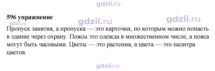 Скан решения номера 596