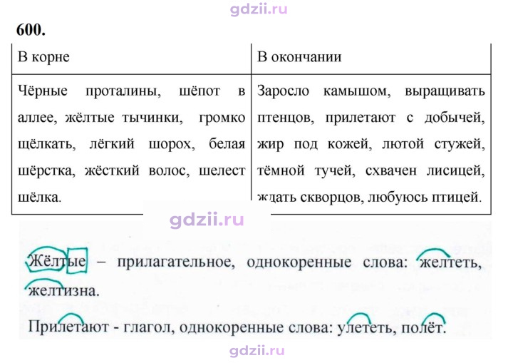 Скан решения номера 600