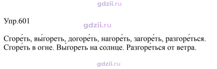 Скан решения номера 601