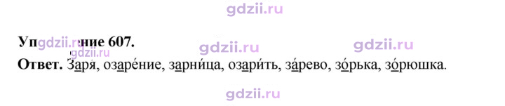 Скан решения номера 607