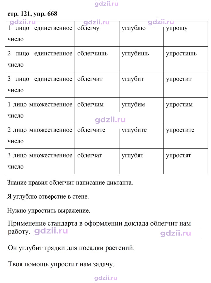 Скан решения номера 668