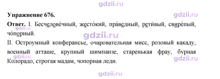 Скан решения номера 676