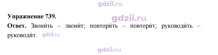 Скан решения номера 739