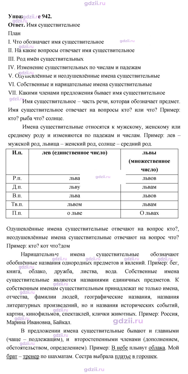 Скан решения номера 942