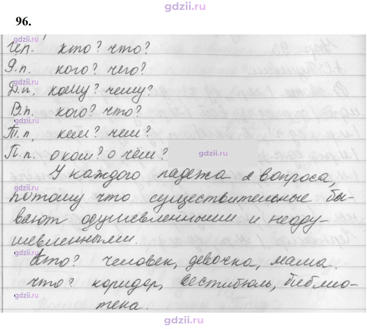 Скан решения номера 96