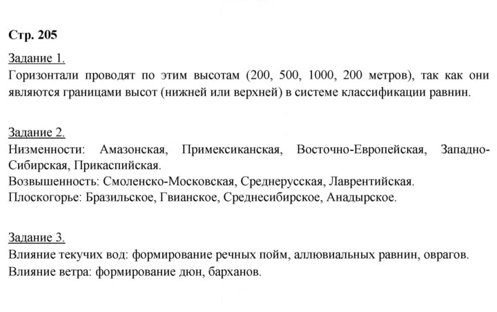 Скан решения номера 205
