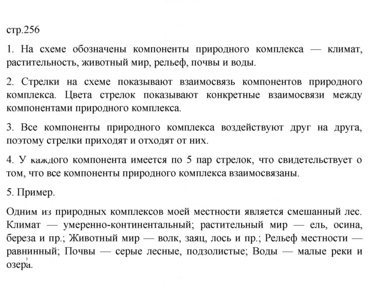Скан решения номера 256