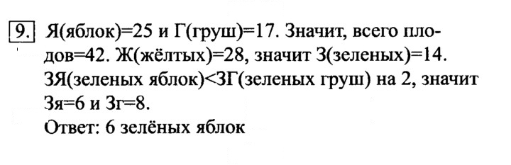 Скан решения номера 9