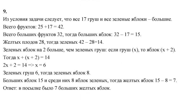 Скан решения номера 9