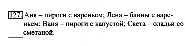 Скан решения номера 127