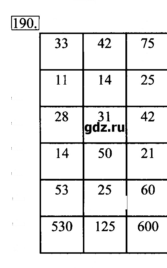 Скан решения номера 190