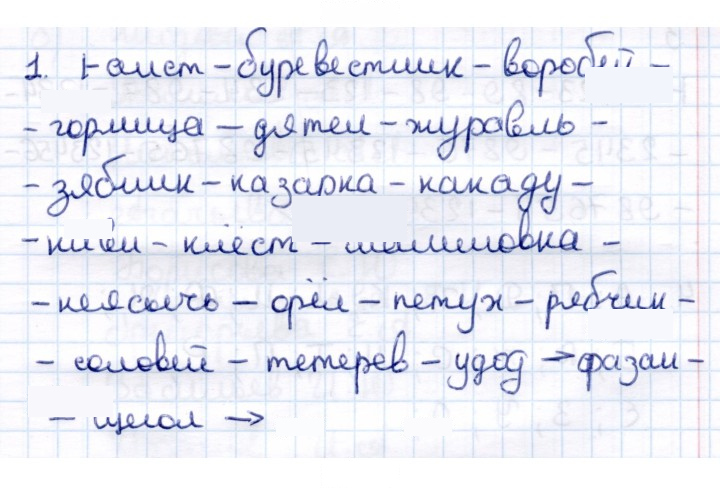 Скан решения номера 1