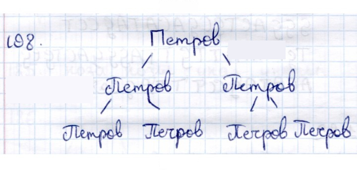 Скан решения номера 198