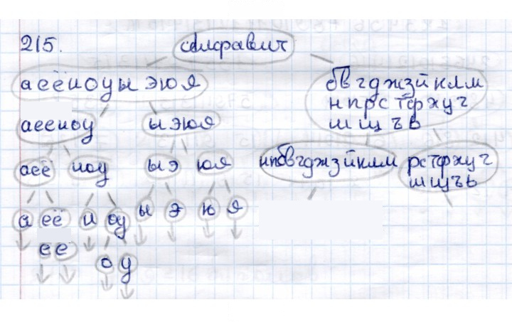 Скан решения номера 215