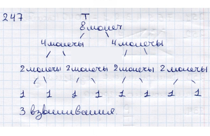 Скан решения номера 247