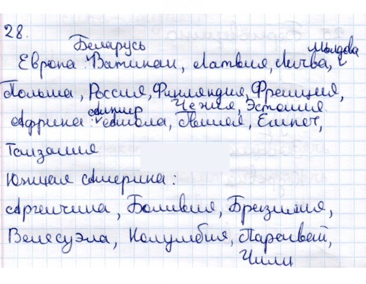 Скан решения номера 28