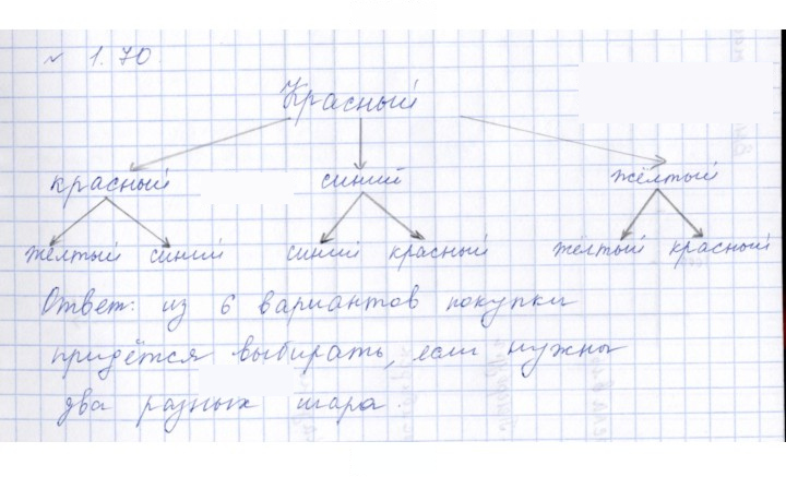 Скан решения номера 1.70 (70)