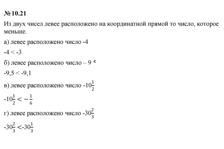 Скан решения номера 10.21 (821)