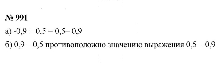 Скан решения номера (991)