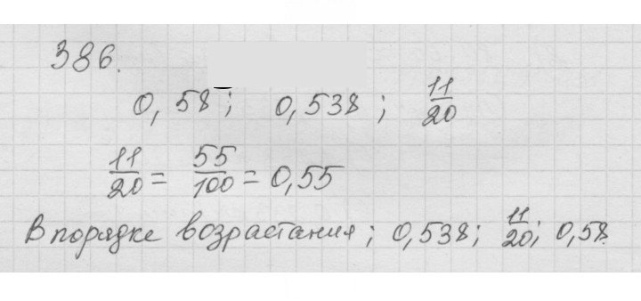 Скан решения номера 4.142 (386)