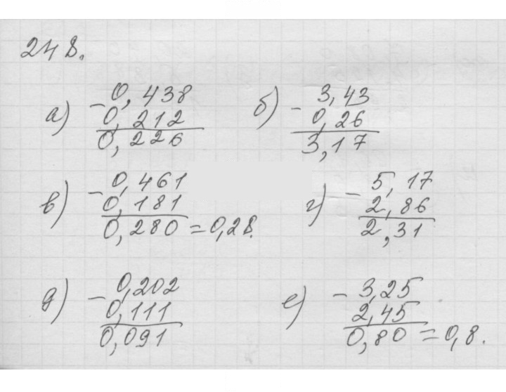 Скан решения номера 4.4 (248)