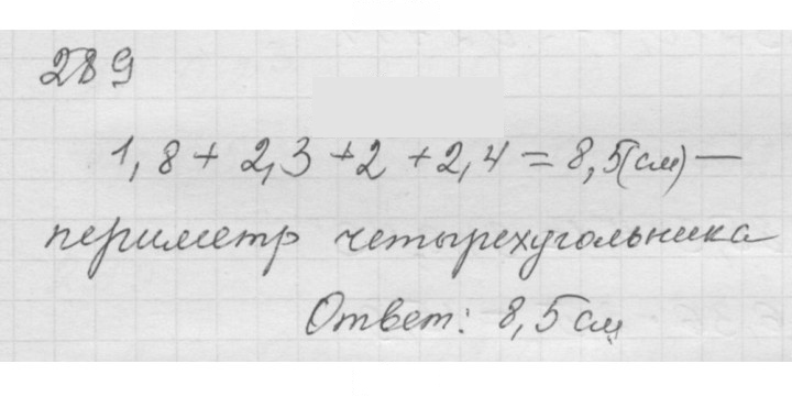 Скан решения номера 4.45 (289)