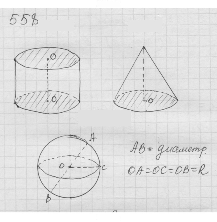 Скан решения номера (558)