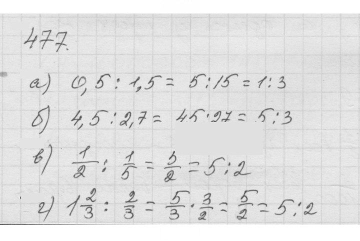 Скан решения номера 6.19 (477)