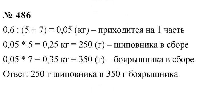 Скан решения номера 6.28 (486)