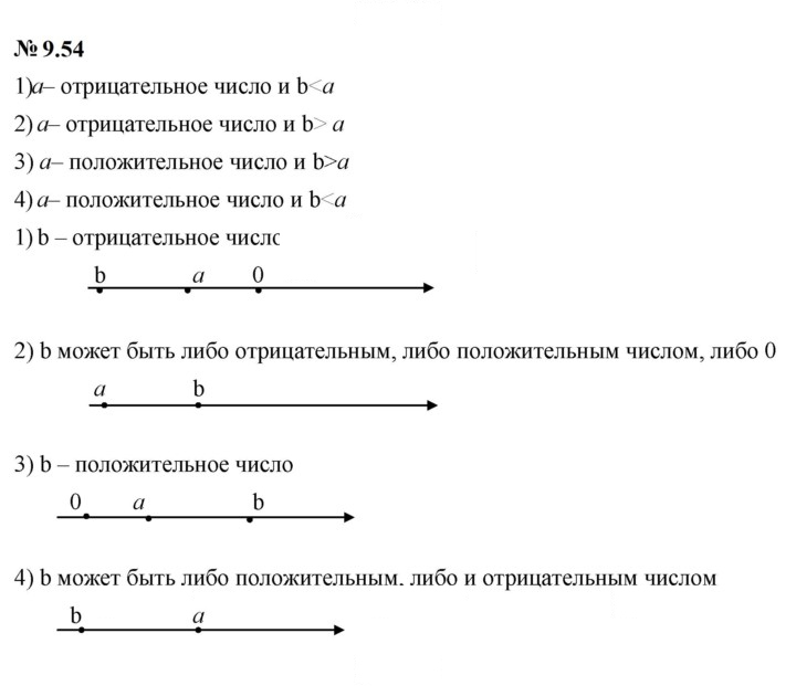 Скан решения номера 9.54 (758)