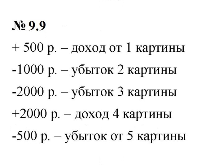 Скан решения номера 9.9 (713)