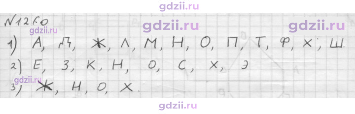 Скан решения номера 1260