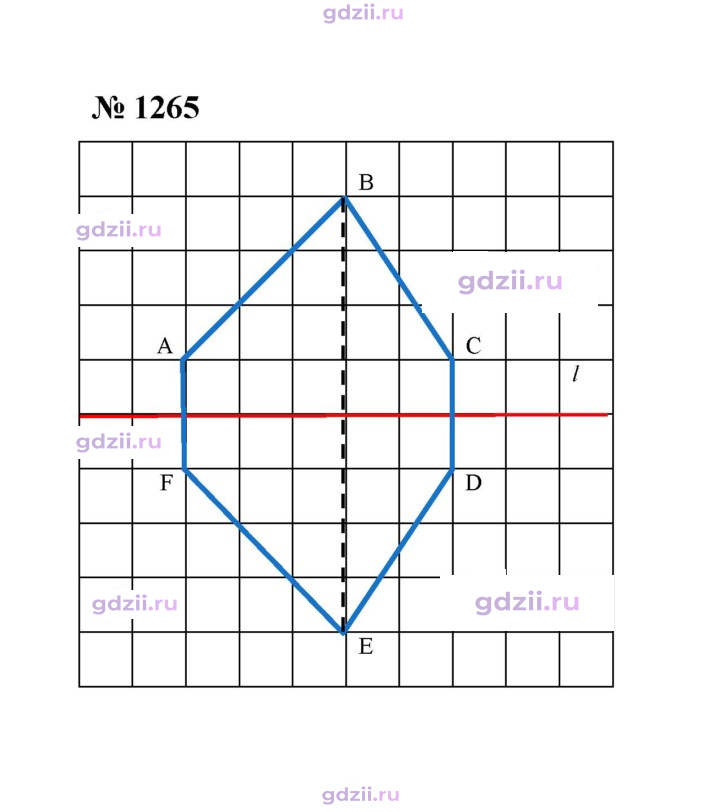Скан решения номера 1265