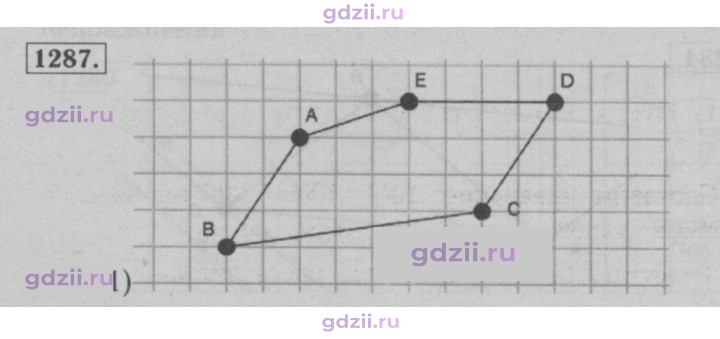Скан решения номера 1287