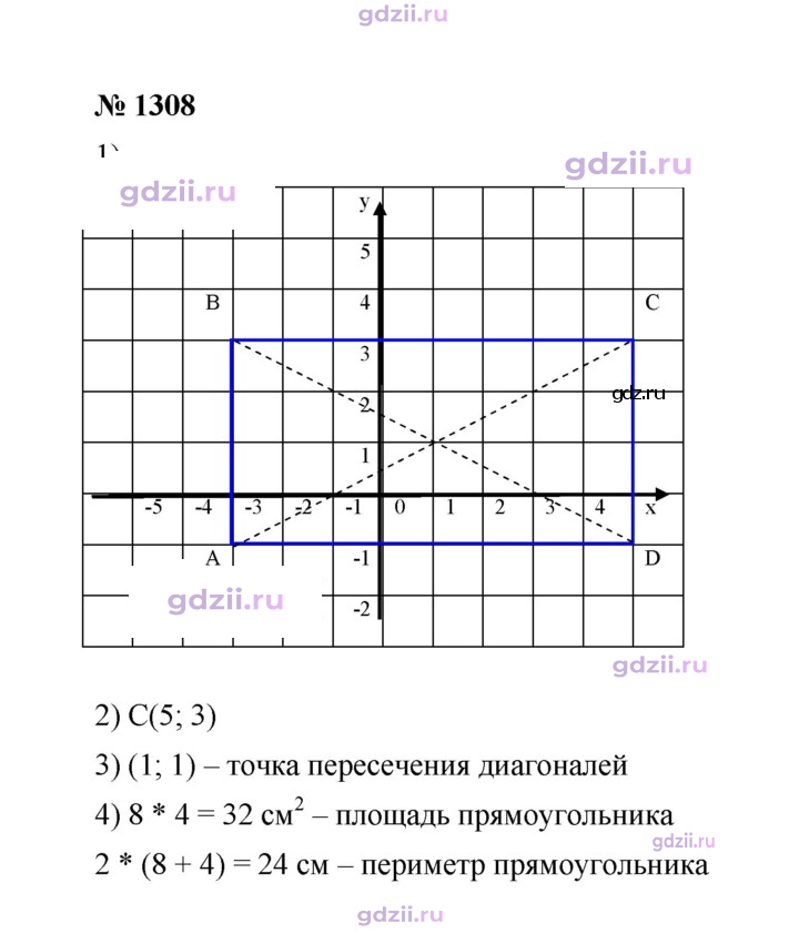 Скан решения номера 1308