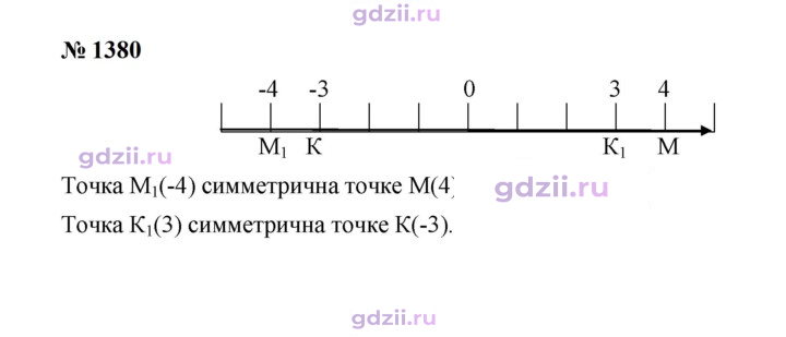 Скан решения номера 1380