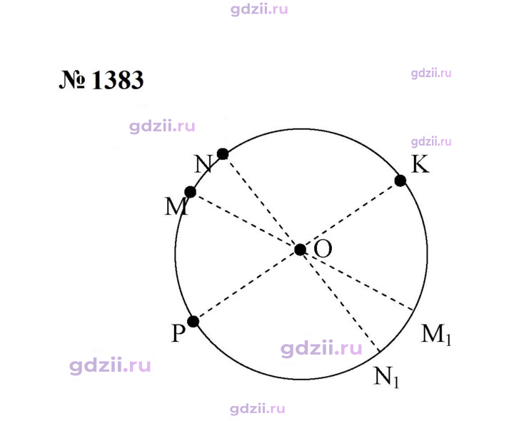 Скан решения номера 1383