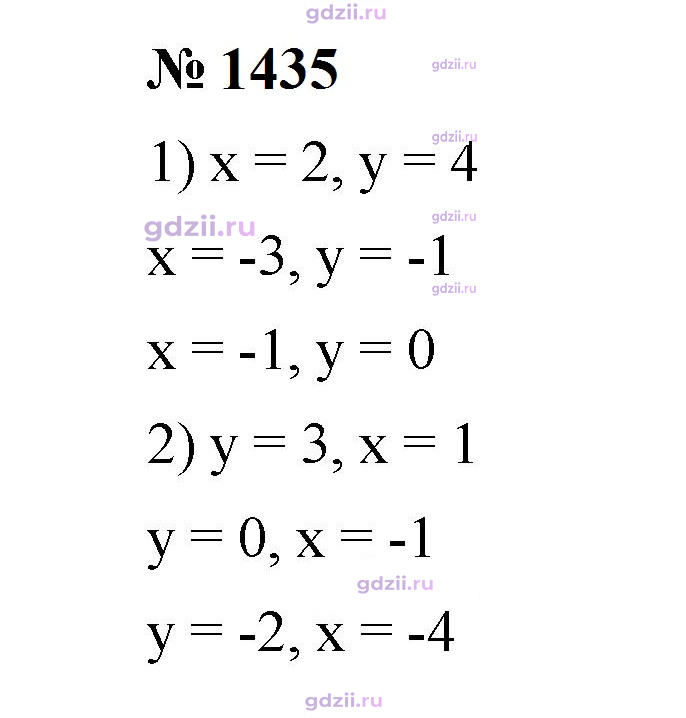Скан решения номера 1435