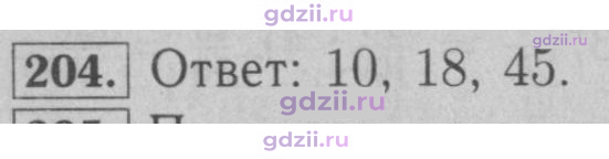Скан решения номера 204