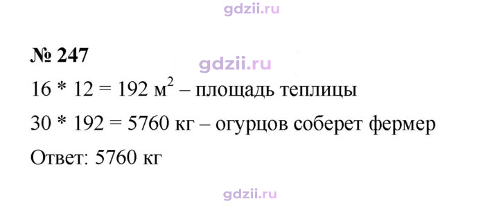 Скан решения номера 247