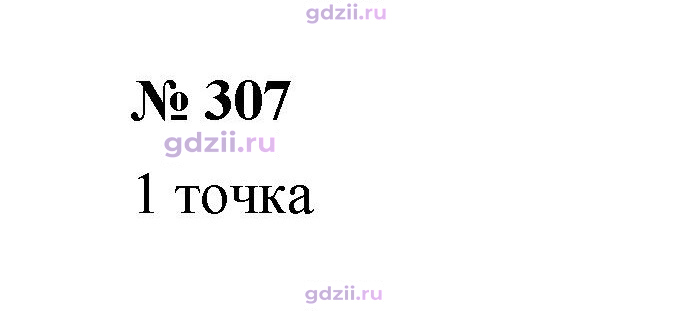 Скан решения номера 307
