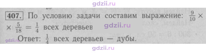 Скан решения номера 407