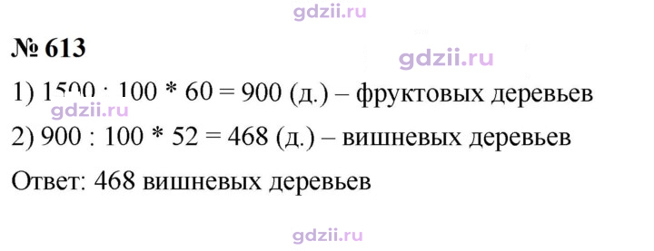 Скан решения номера 613