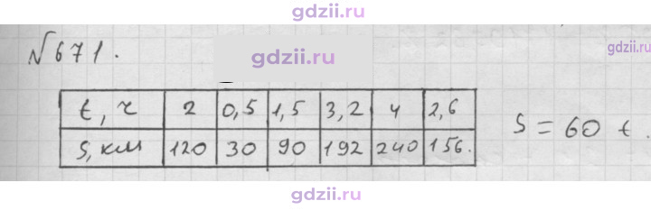 Скан решения номера 671